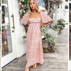 NWT MINK PINK DELPHINE MIDI DRESS